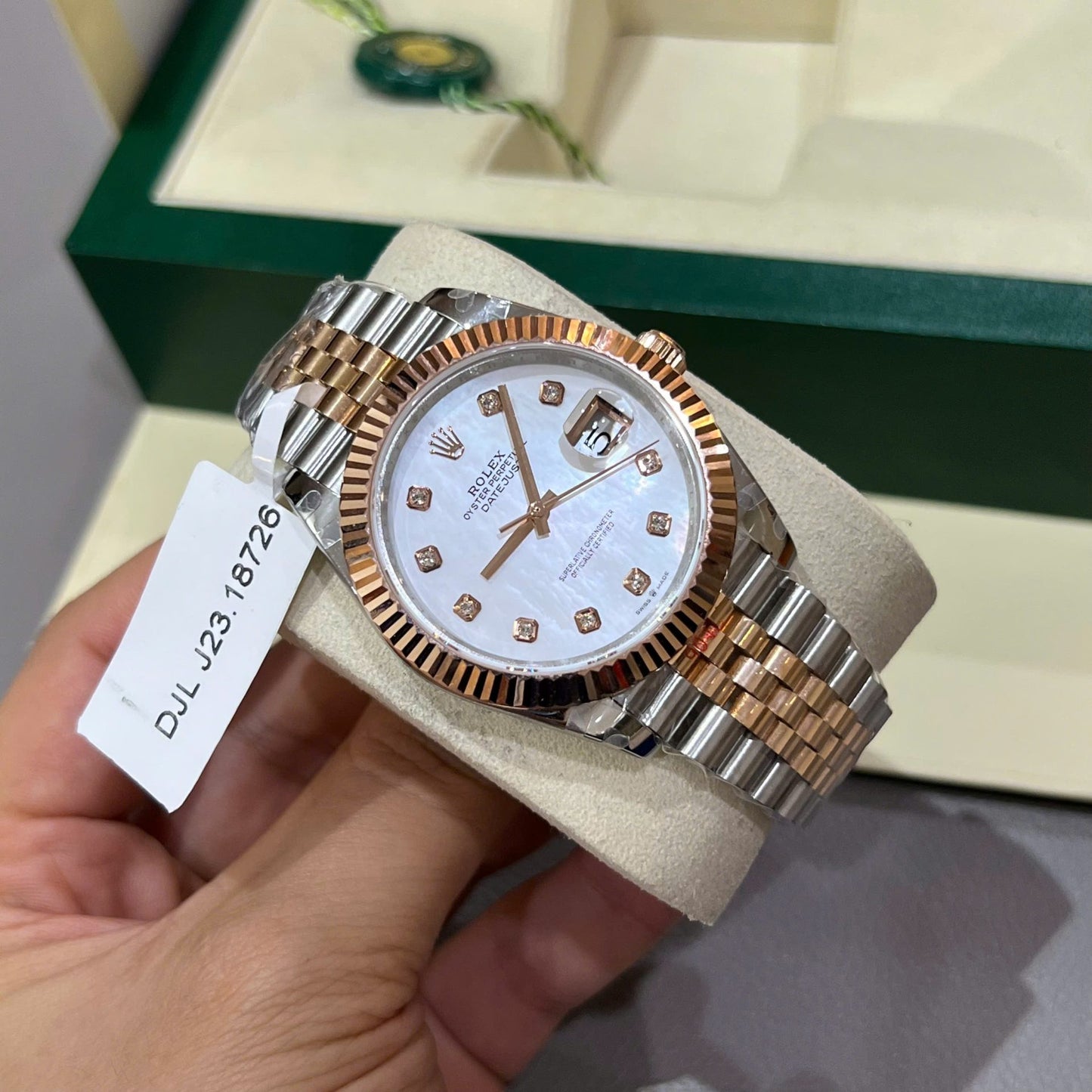 Rolex DateJust Dial Mother Of Pearl Custom Gold Wrapped GM Factory 41mm