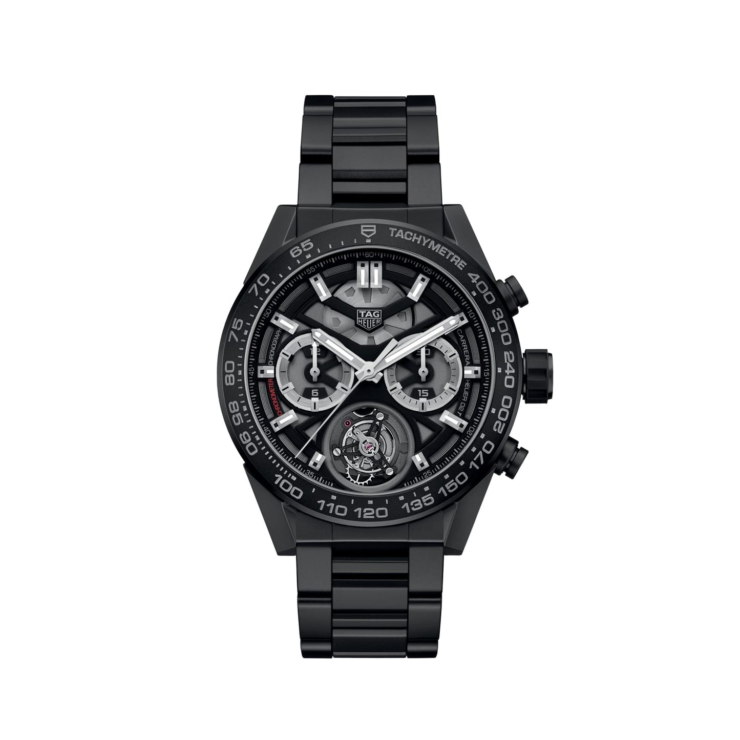 TAG Heuer Replica Watch Carrera Chronograph Tourbillon Automatic 45 mm Ceramic(1:1 replica)