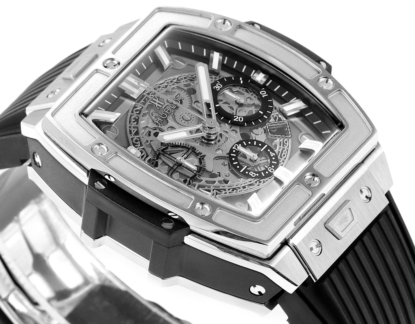 Hublot Spirit of Big Bang Textured Rubber Strap(1:1 replica)