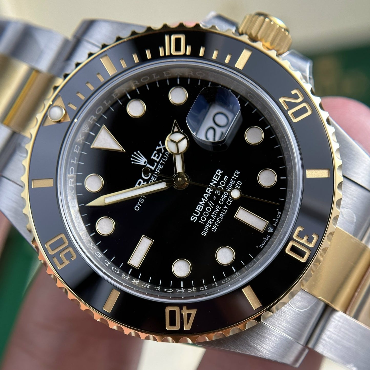 Rolex Replica Watch Submariner Date 126613LN Demi Gold Black Dial VS Factory 41mm