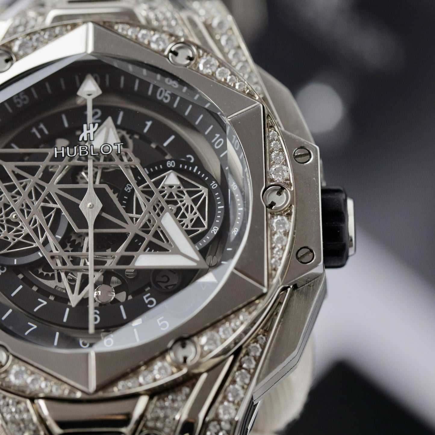 Hublot Big Bang Sang Bleu II Clone Watch Black HB Factory 44mm