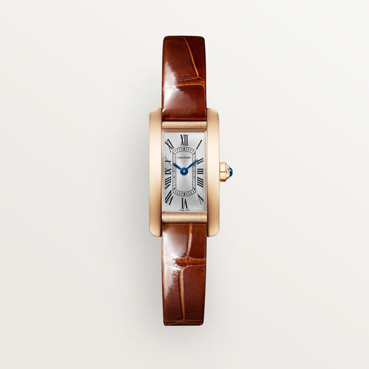 fake cartier watch Tank Americaine mini model quartz movement(1:1 replica)