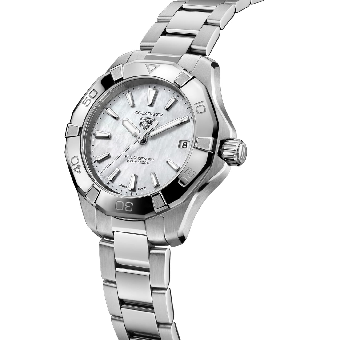 TAG Heuer Replica Watch Aquaracer Professional 200 Solargraph Solar Quartz 34 mm Steel(1:1 replica)