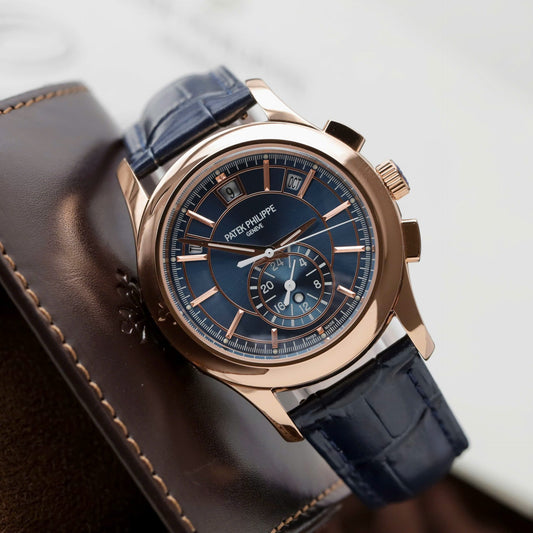 Patek Philippe Complications 5905R Chronograph Best Replicas Blue Dial 41mm