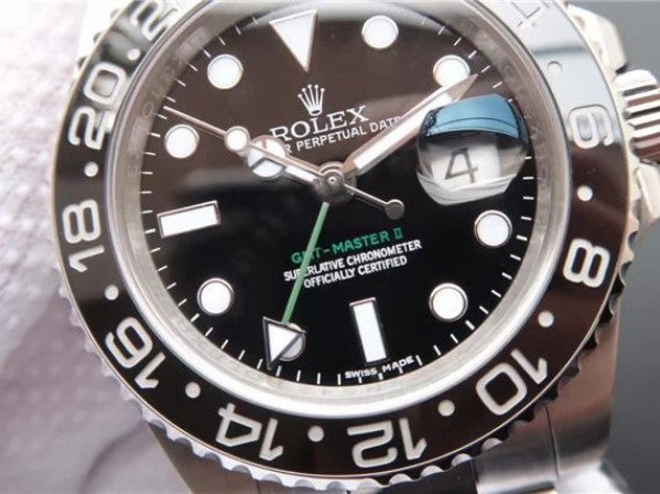 Replica Rolex GMT-Master II 116710 LN Black Ceramic Noob A3186