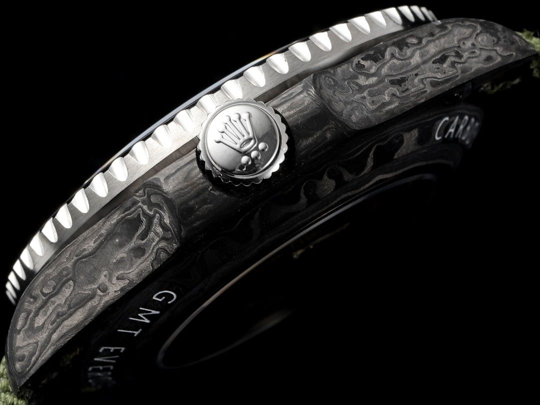 Diw New Rolex Ultra Limited Edition GMT-MASTER II-Carbon Fiber-Green(1:1 replica)