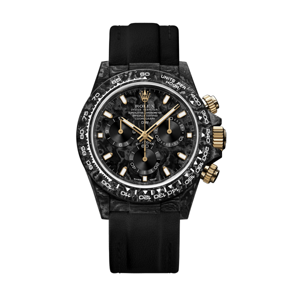 ROLEX Diw Daytona black   gold 40mm oyster carbon(1:1 replica)