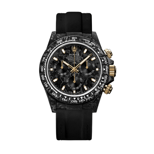 ROLEX Diw Daytona black   gold 40mm oyster carbon(1:1 replica)