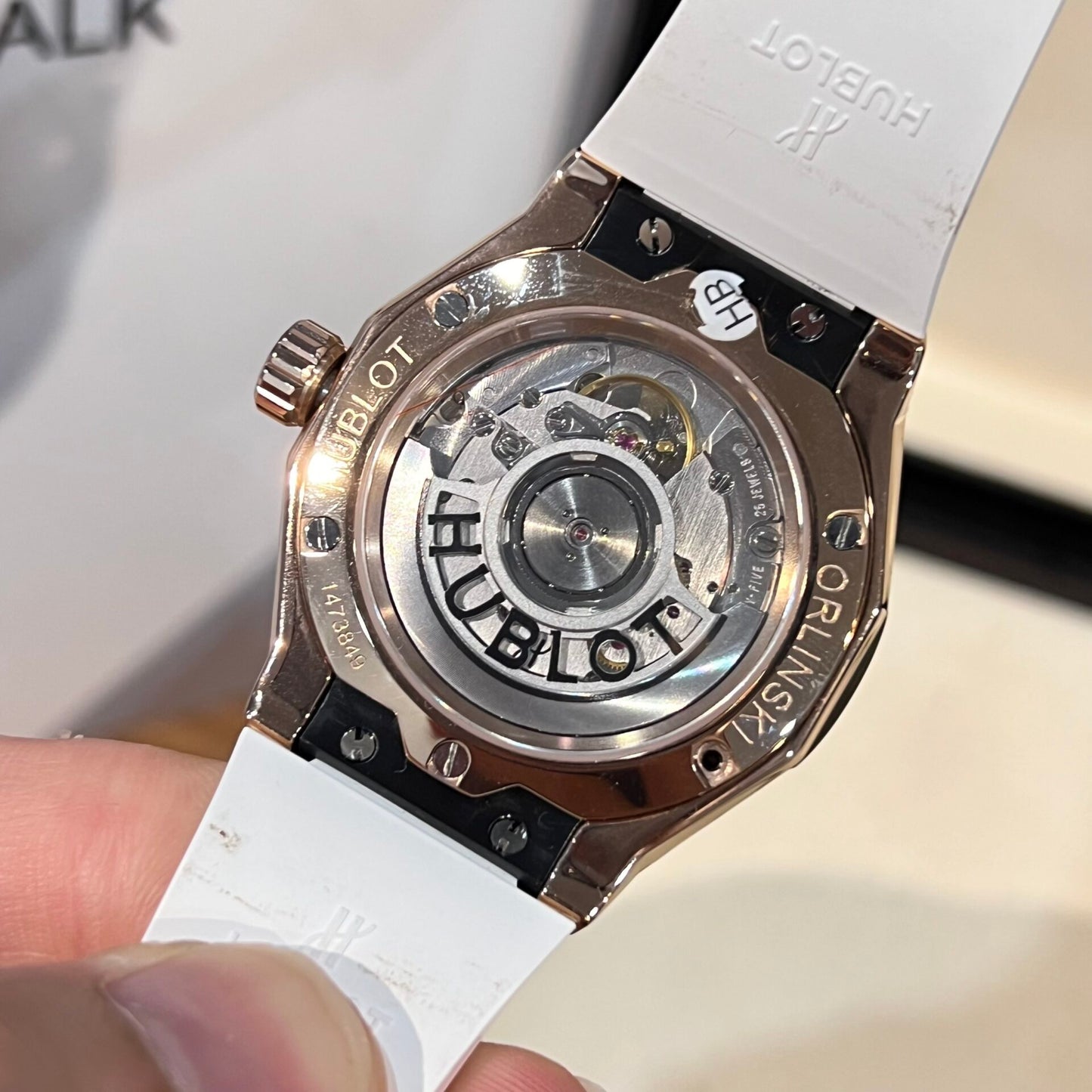 Hublot Orlinski King Gold Replica 11 Watch With Full Diamond Case White 40mm