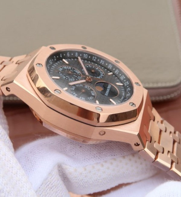 Replica Audemars Piguet JF Royal Oak 41mm 26574 RG Black Textured Dial A5134