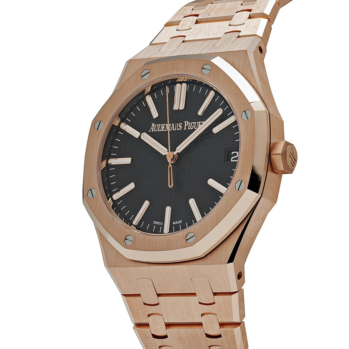 Royal Oak 41 Selfwinding Rose Gold Black Dial(1:1 replica)