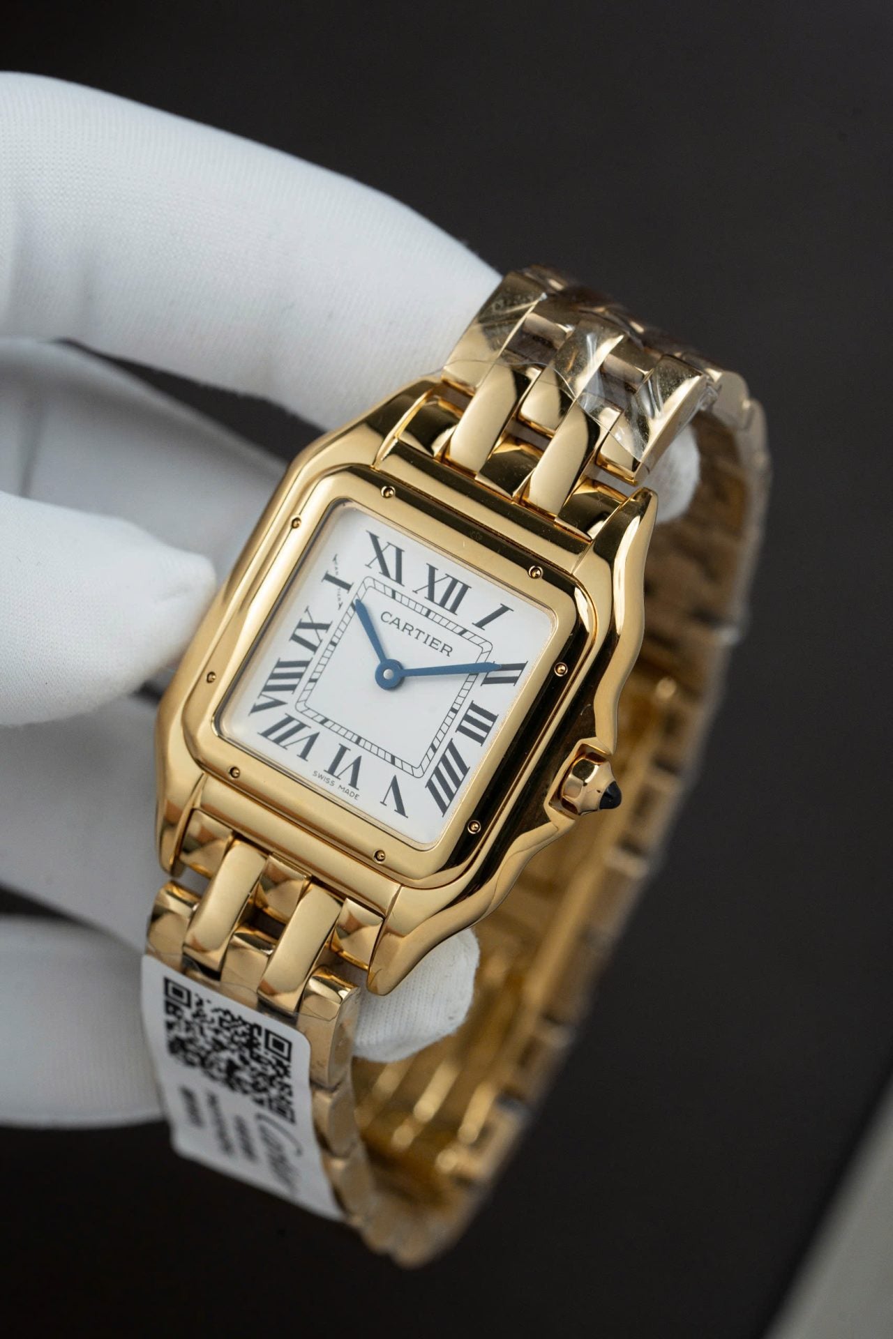 Cartier Panthere WGPN0009 Fake Watch White Dial Metal Wire 27x37mm