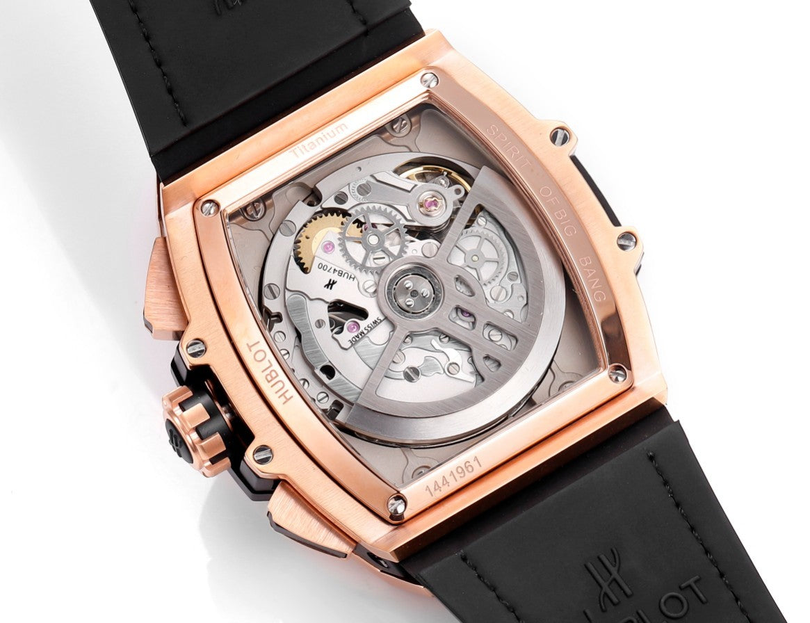 Hublot SPIRIT OF BIG BANG Chronograph, 45 mm Textured rubber strap(1:1 replica)