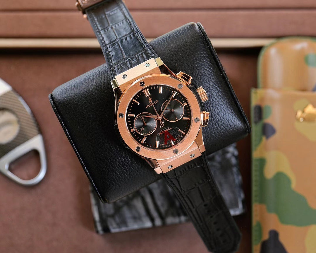 Hublot Classic Fusion Chronograph Titanium Black Dial 45mm(1:1 replica)