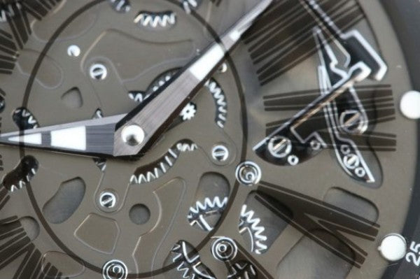 Replica Richard Mille RM033 Titanium SF Roman Markers Dial Black Rubber Strap Micro-Rotor Movement