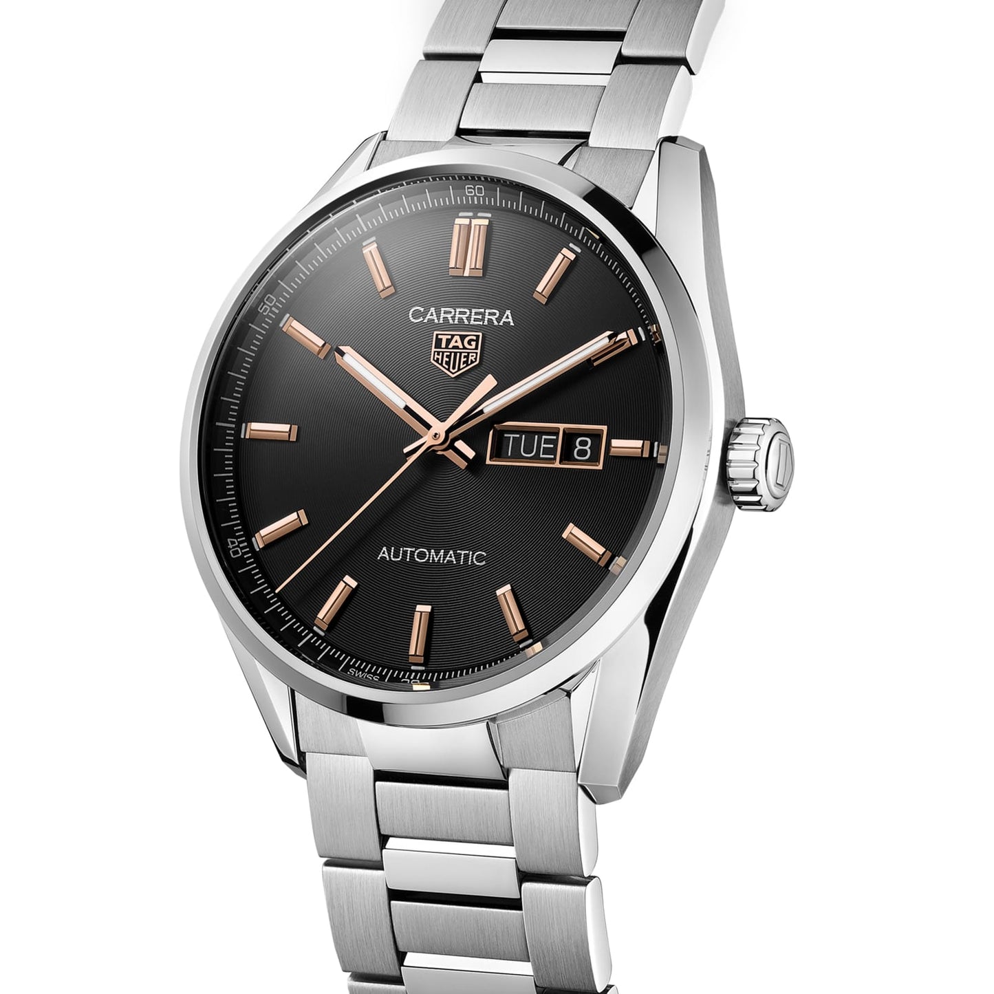 TAG Heuer Replica Watch Carrera Day-Date Automatic 41 mm Steel(1:1 replica)