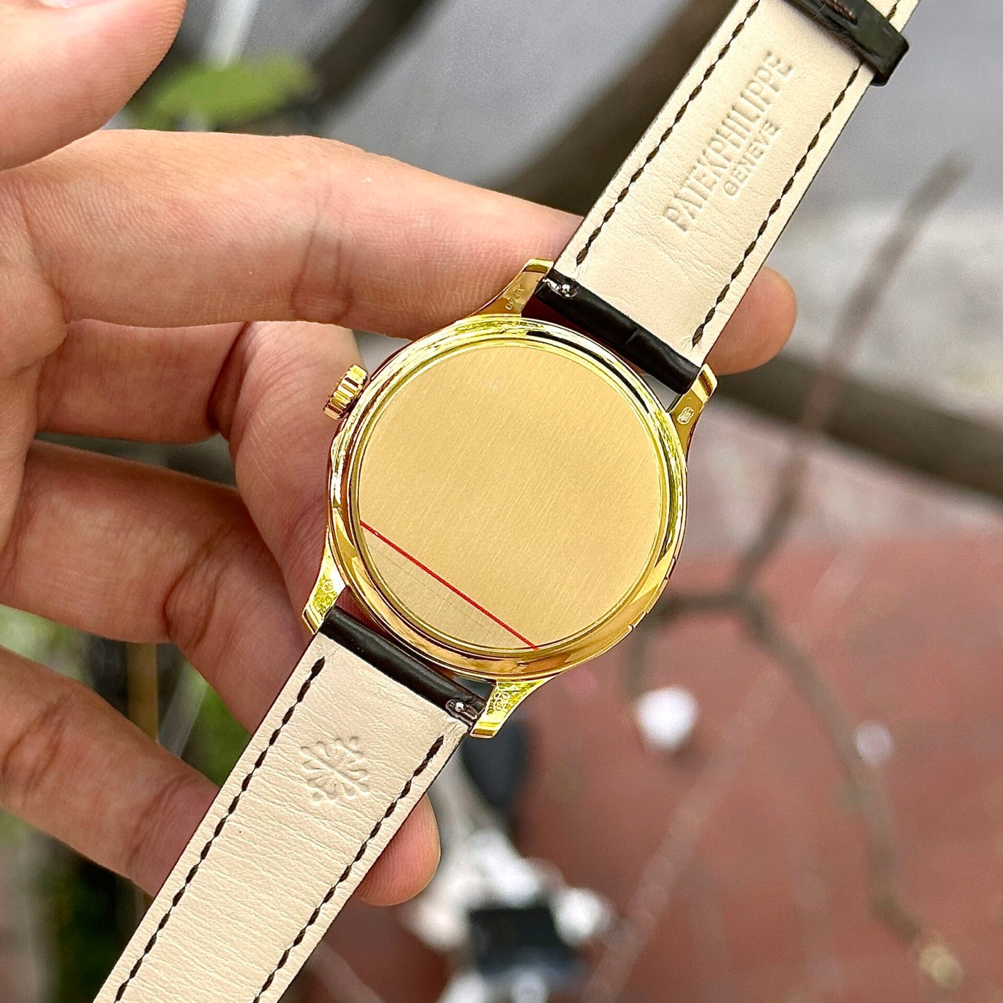 Patek Philippe Calatrava 5227J Replica Watch Leather Strap 3K Factory 39mm