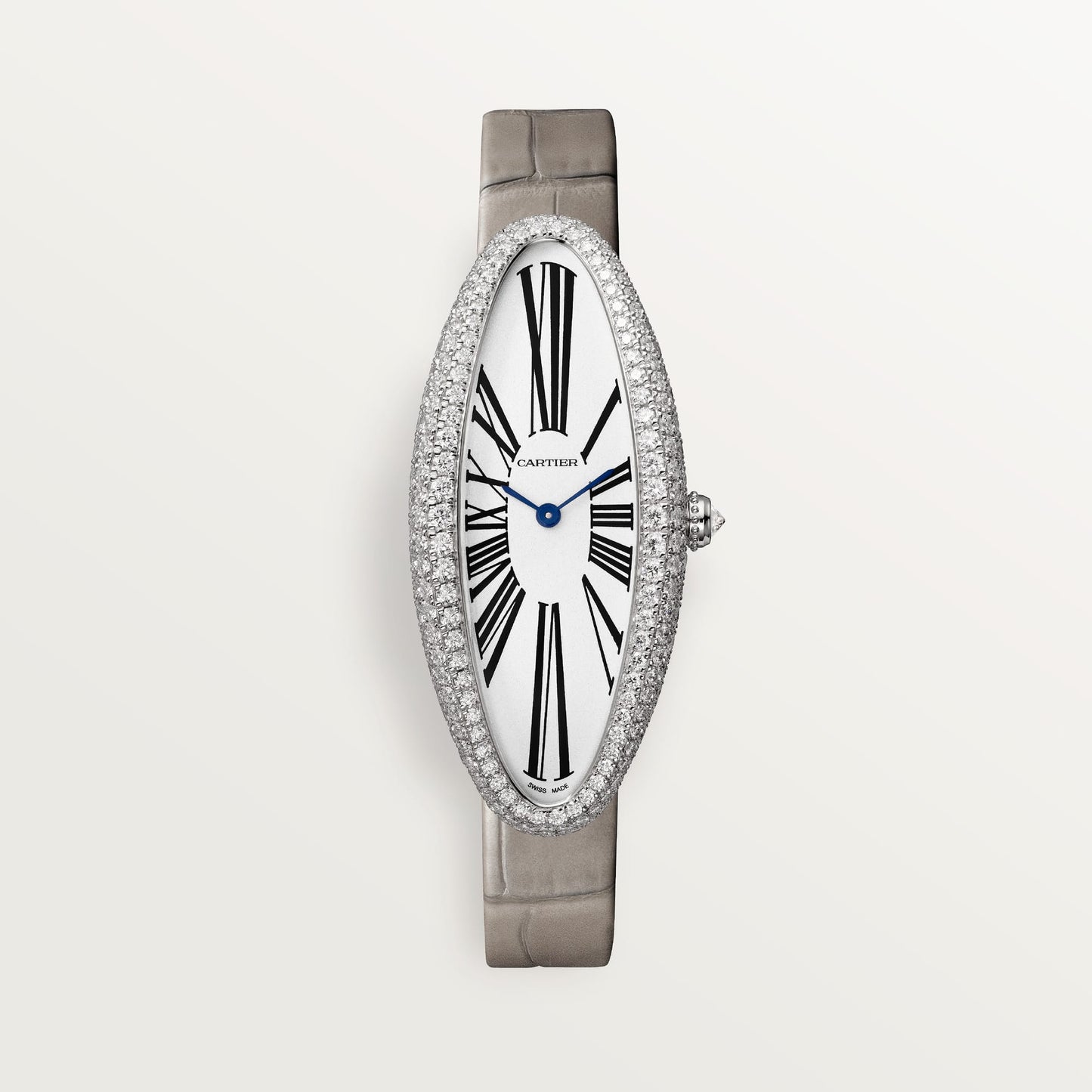 fake cartier watch Baignoire Allongee medium model Manufacture mechanical movement with manual winding(1:1 replica)