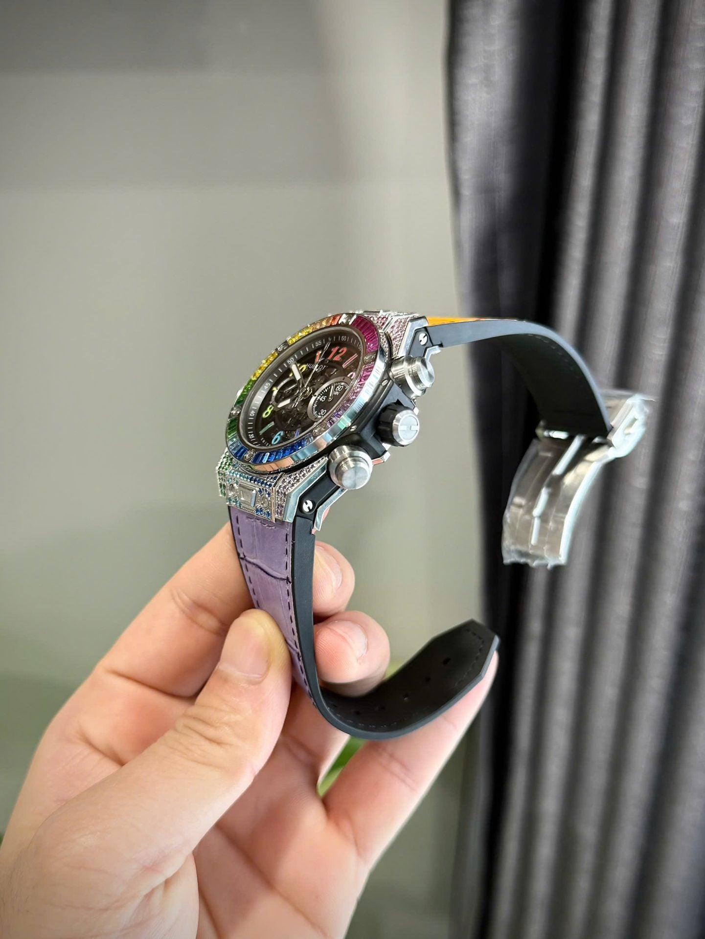 Hublot Big Bang Unico Rainbow Titanium Replica 11 Watch BBF Factory 45mm