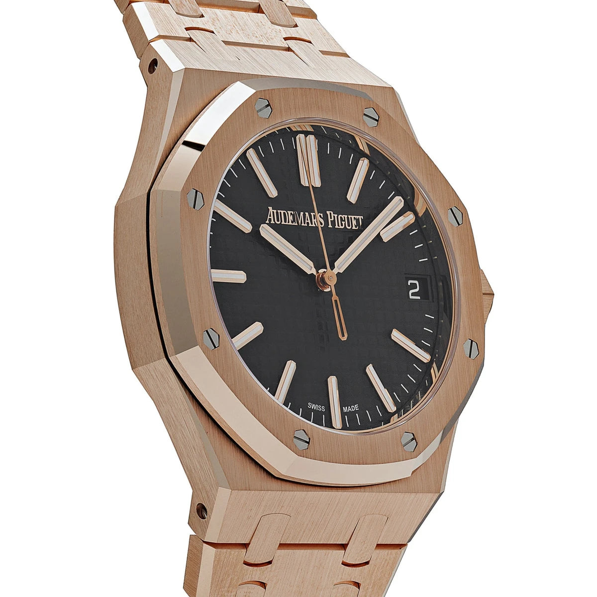 Royal Oak 41 Selfwinding Rose Gold Black Dial(1:1 replica)