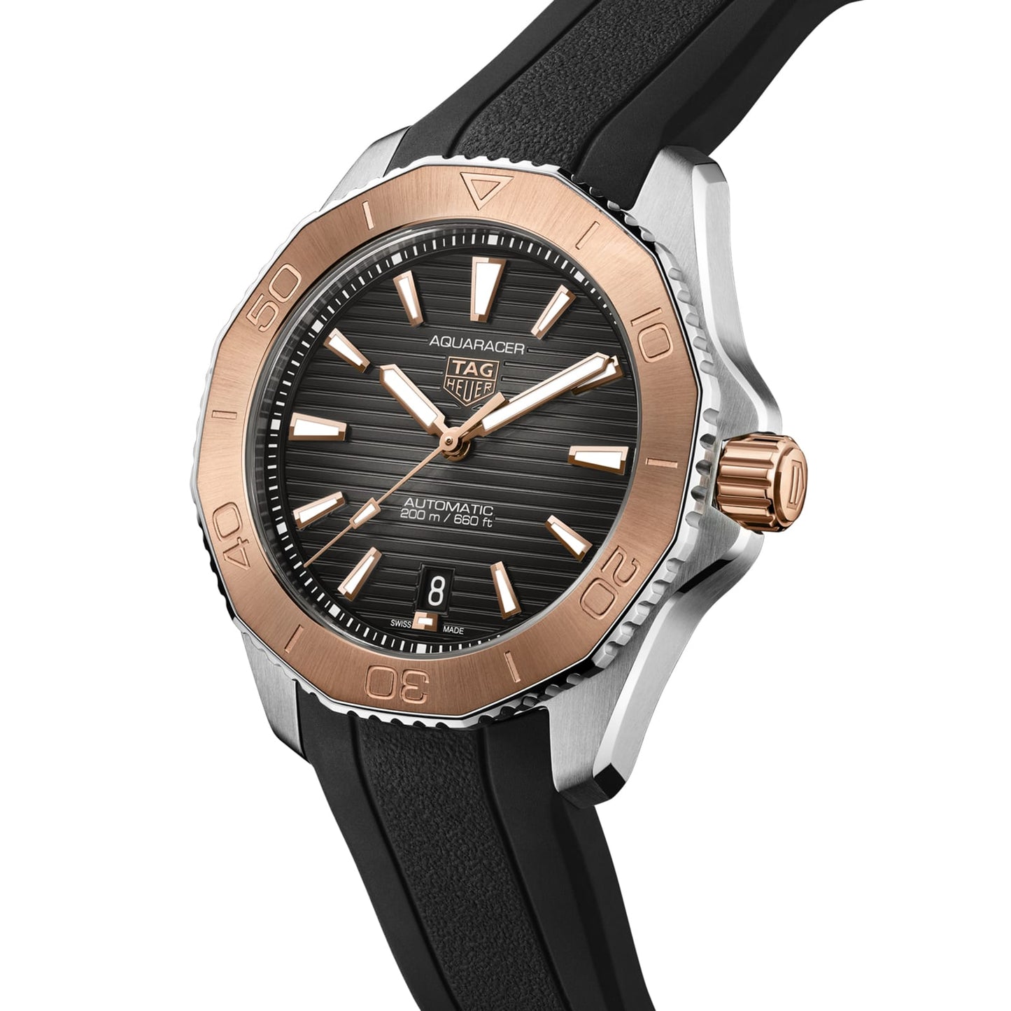 TAG Heuer Replica Watch Aquaracer Professional 200 Date Automatic 40 mm Steel and Gold(1:1 replica)