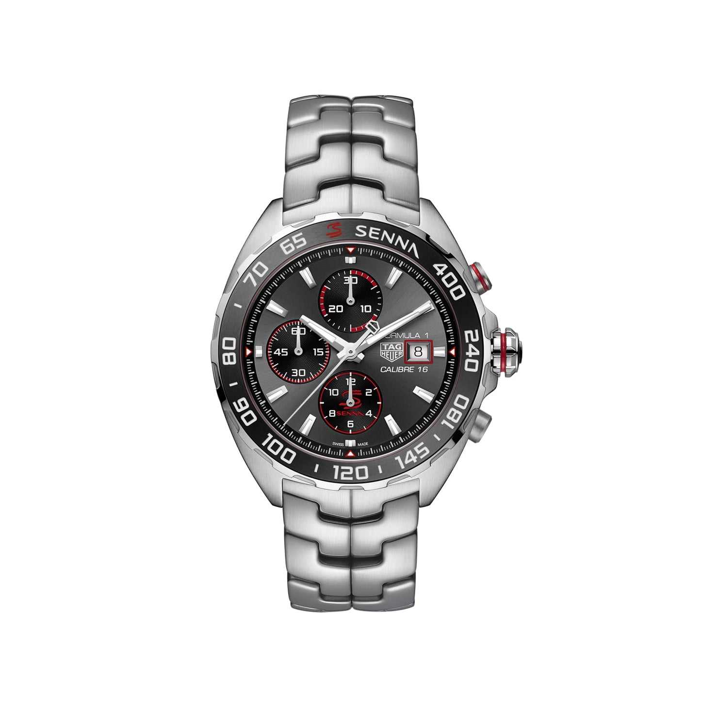 TAG Heuer Replica Watch Formula 1 Senna Automatic 44 mm Steel(1:1 replica)