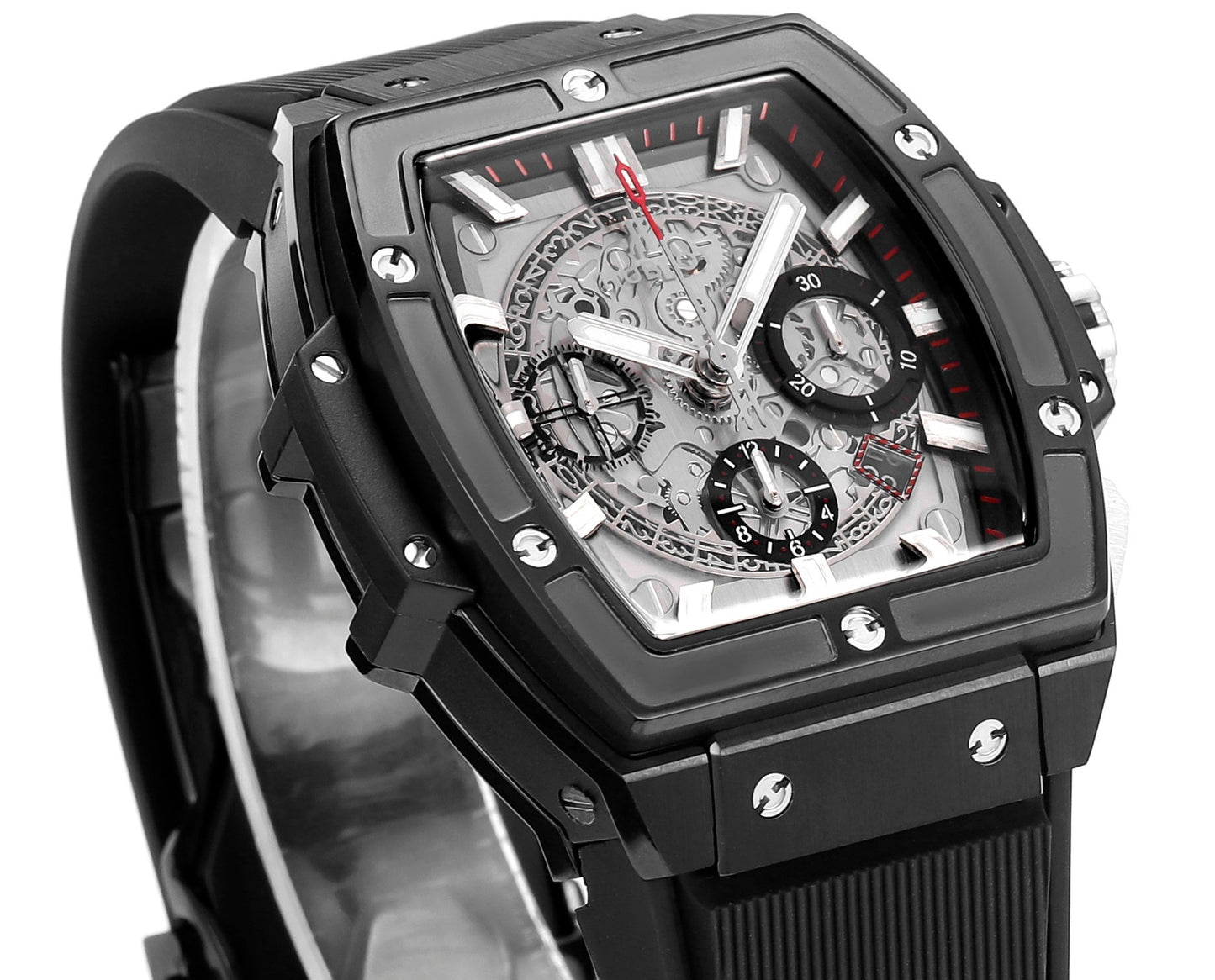 Hublot SPIRIT OF BIG BANG Chronograph, 45 mm Textured rubber strap(1:1 replica)