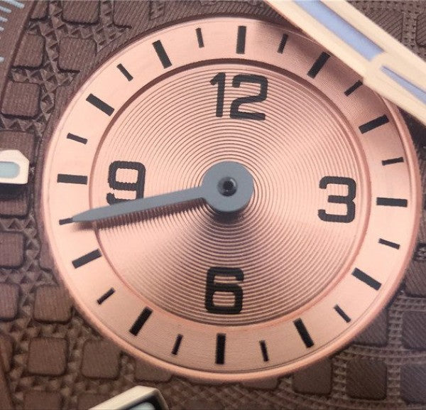Replica Audemars Piguet Royal OAK Royal Oak Chronograph 26331 RG Brown Dial Leather Strap A7750