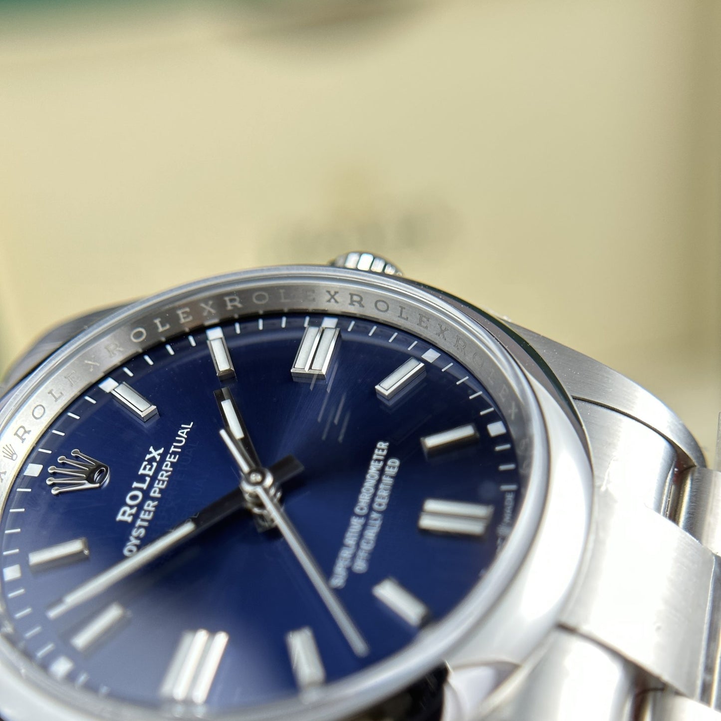 Rolex Replica Watch Oyster Perpetual 126000 Blue Dial Clean Fatory 36mm