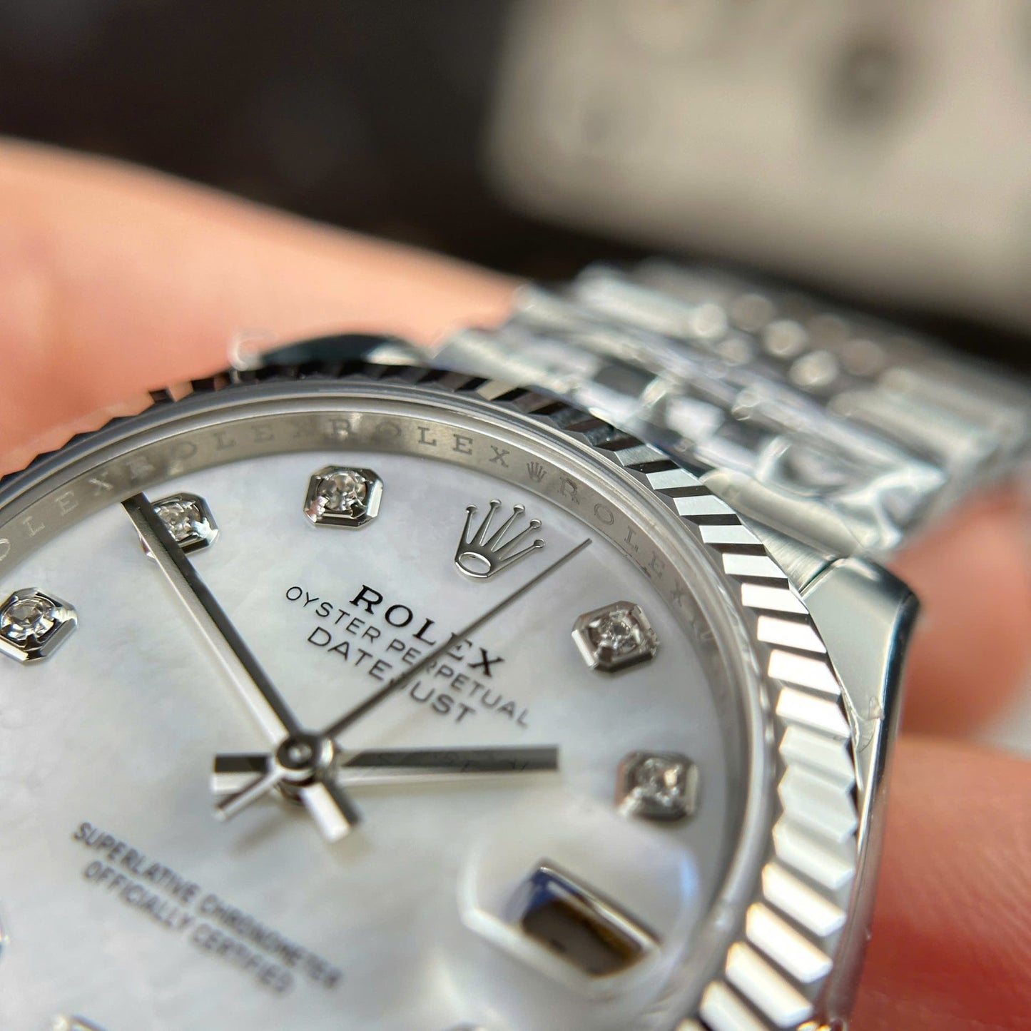 Rolex Best Copies Watch DateJust Dial Mother Of Pearl THB Factory 31mm