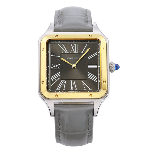 Cartier Santos-DUMONT Men's 49mm Couple's Watch - Gold Grey(1:1 replica)