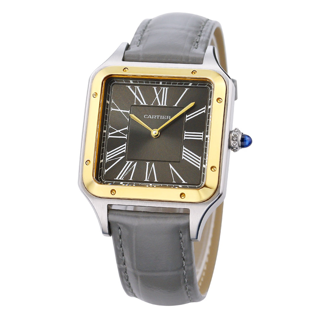 Cartier Santos-DUMONT Men's 49mm Couple's Watch - Gold Grey(1:1 replica)