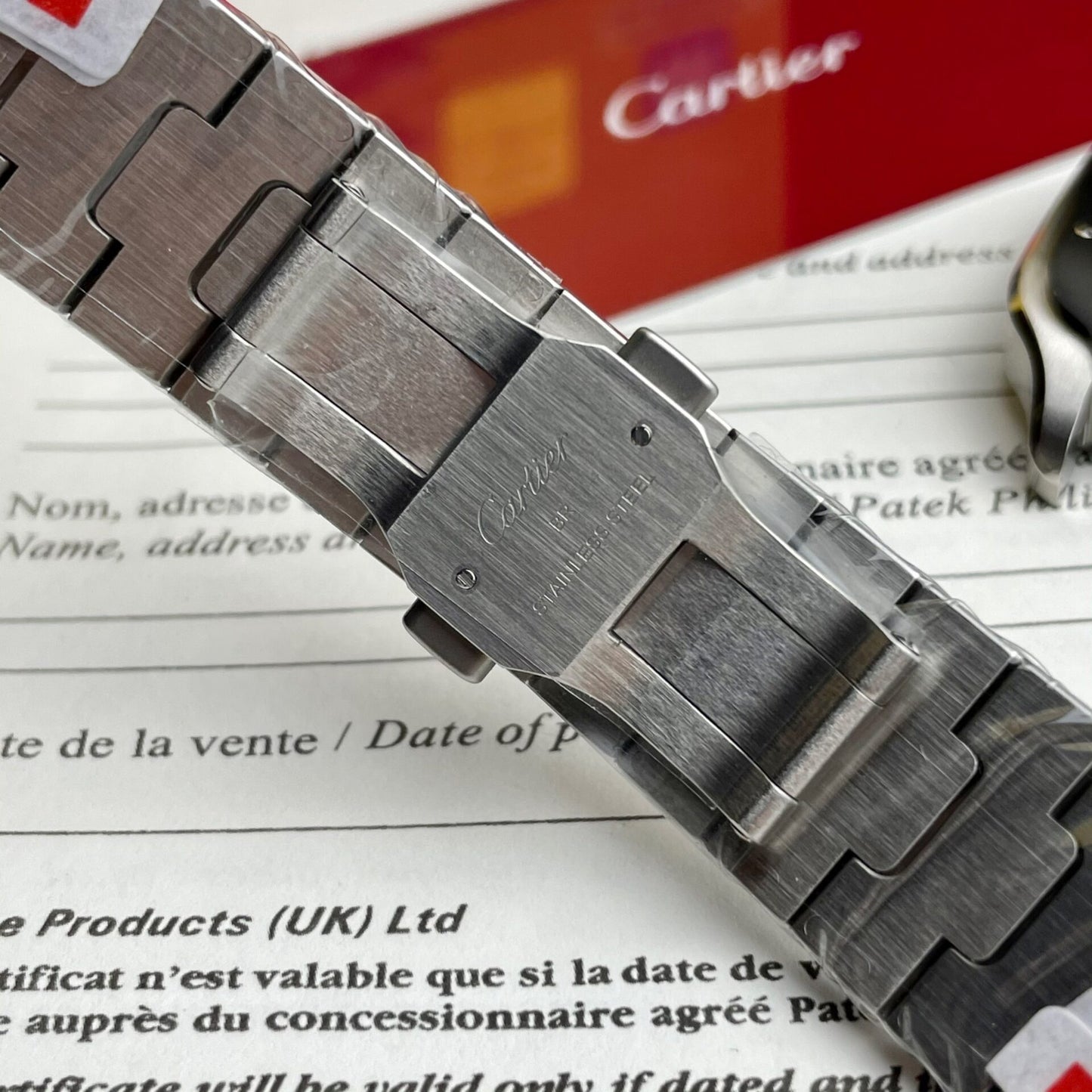 Cartier Santos WSSA0037 Replica 11 Watch Grey Dial BV Factory 39.8mm