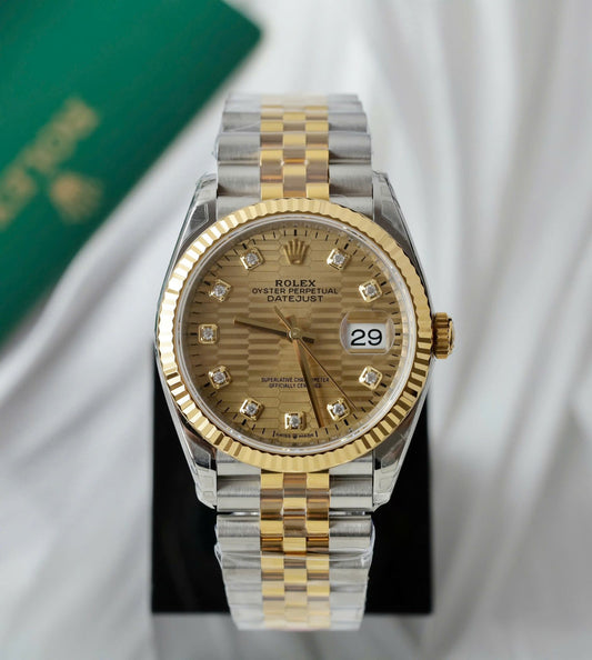 Rolex DateJust 126231 Replica Watch M¨¤u Demi Motif Dial VS Factory 36mm