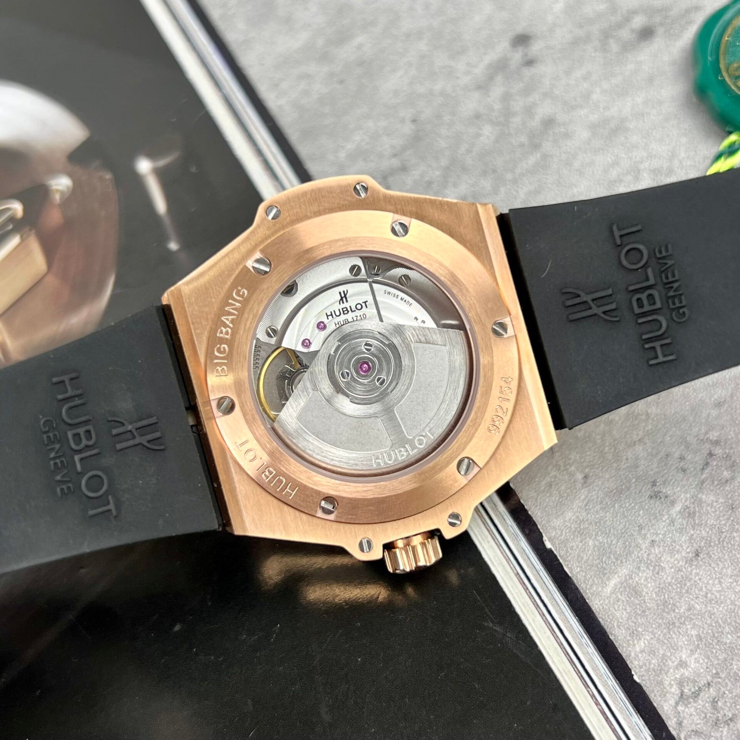 Hublot Replica 1:1 Watch Big Bang One Click King Gold Diamond Bezel HBF 39mm