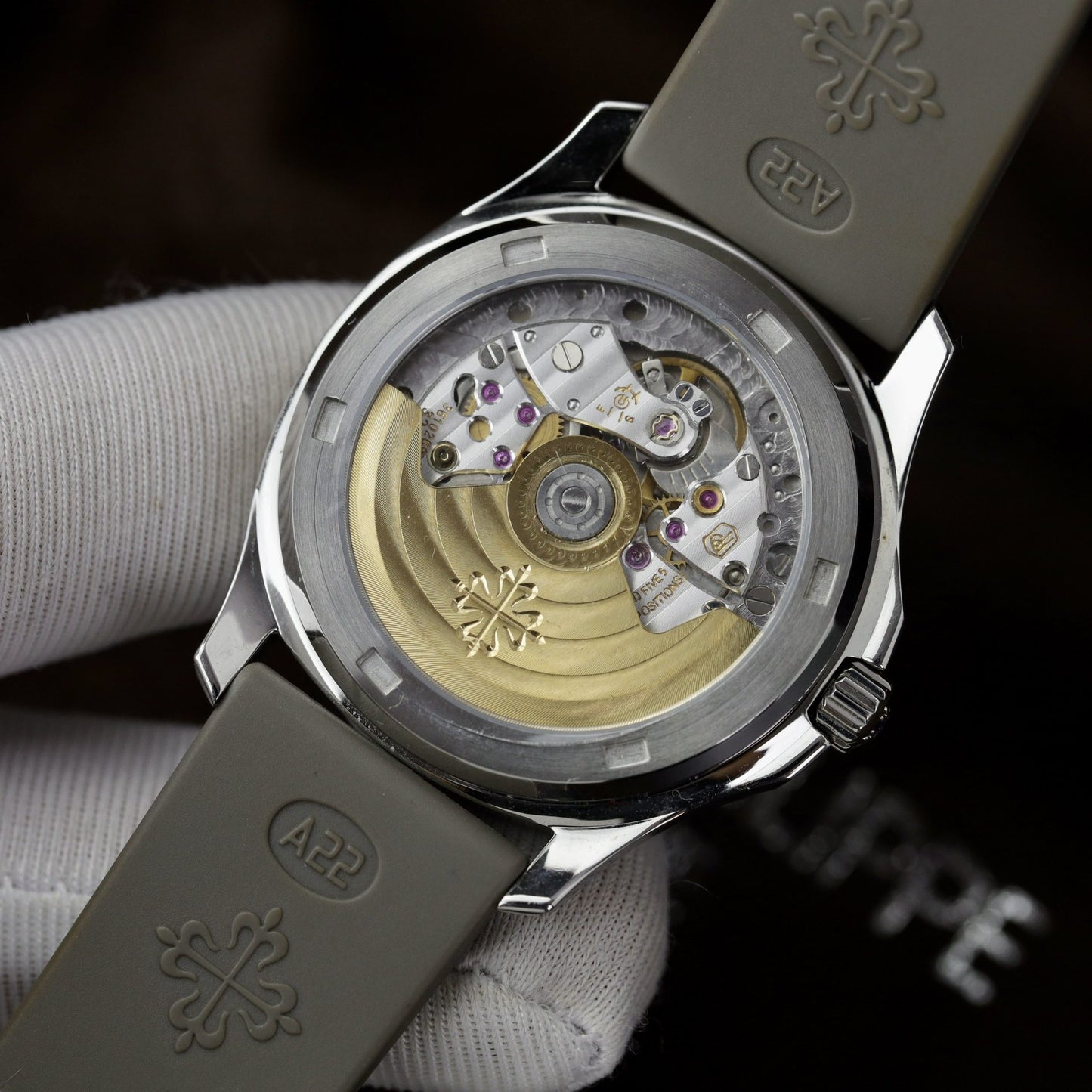 Patek Philippe Replica Watch Aquanaut 5067 Gray Dial Rubber Strap 35.6mm