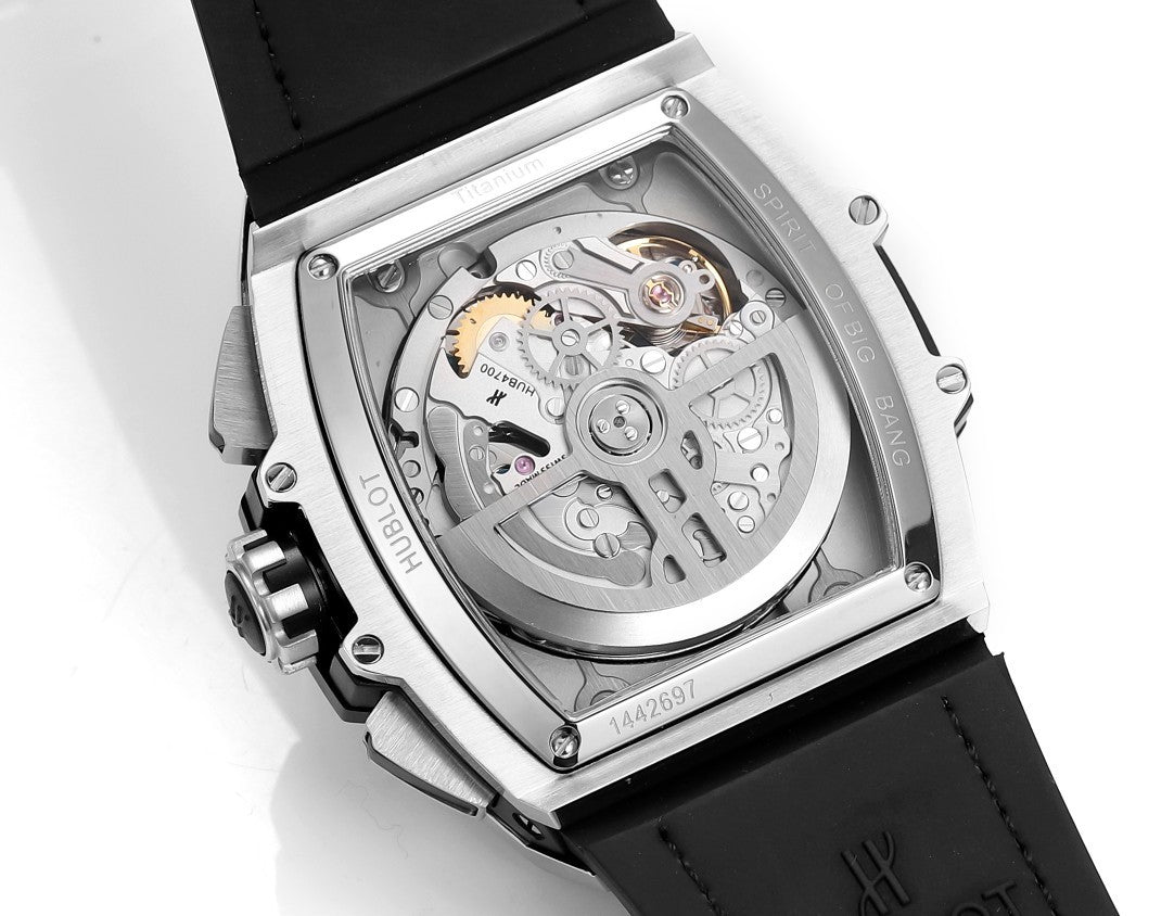 Hublot SPIRIT OF BIG BANG Chronograph, 45 mm Textured rubber strap(1:1 replica)