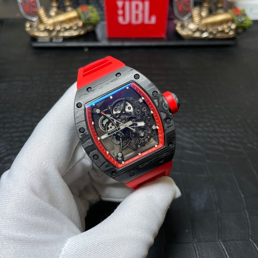 Richard Mille RM055 Carbon NTPT Replica 1:1 Watch Red BBR 45mm