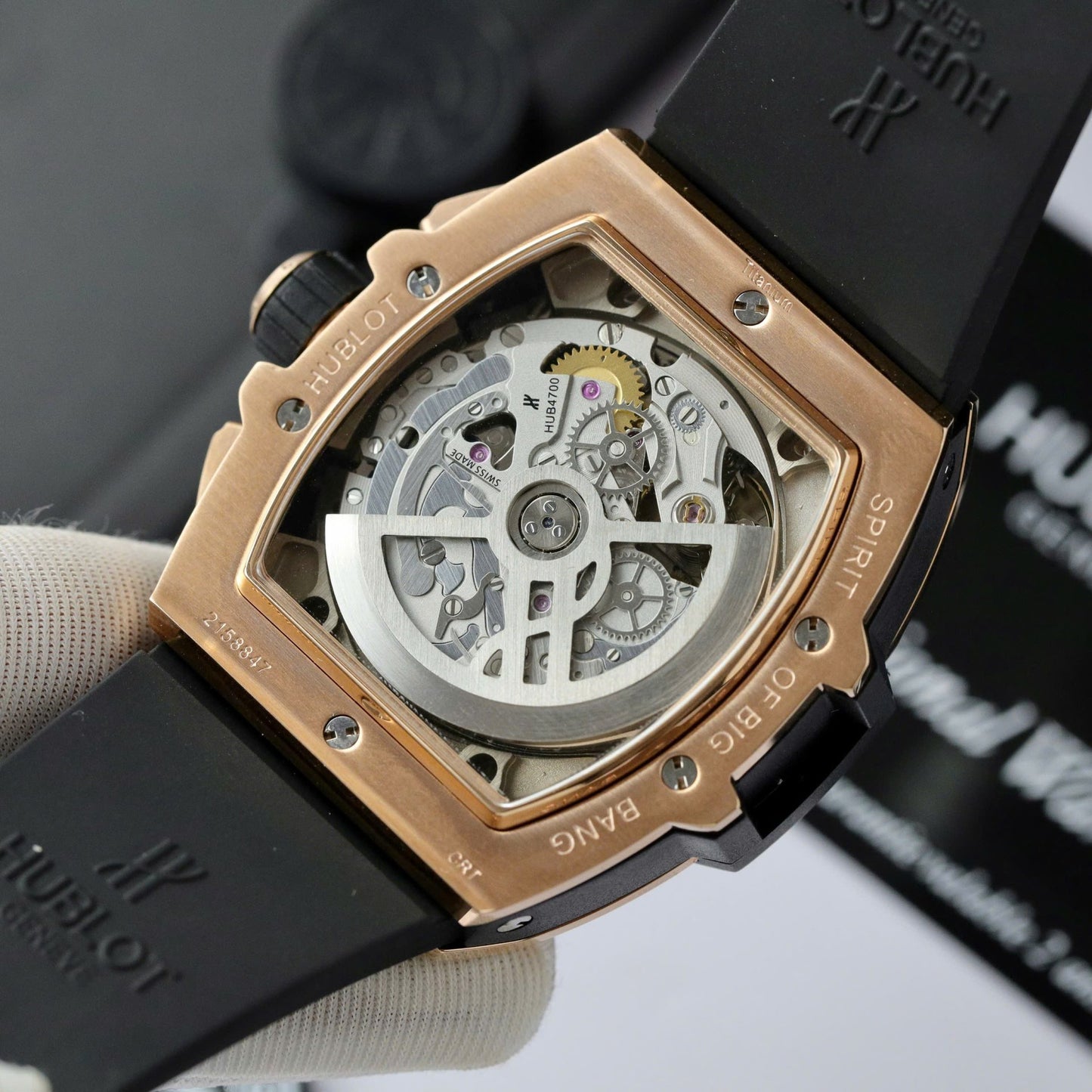 Hublot Spirit Of Big Bang King Gold Custom Moissanite Diamonds Hong Kong 42mm