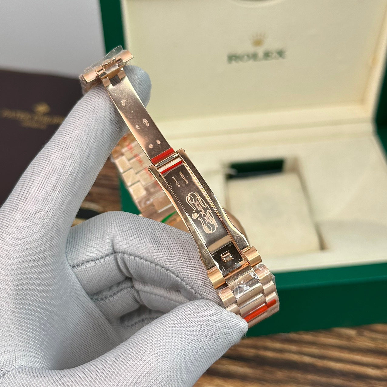 Rolex Replica 1:1 Watch Day-Date Rose Gold White Dial EW Factory 40mm