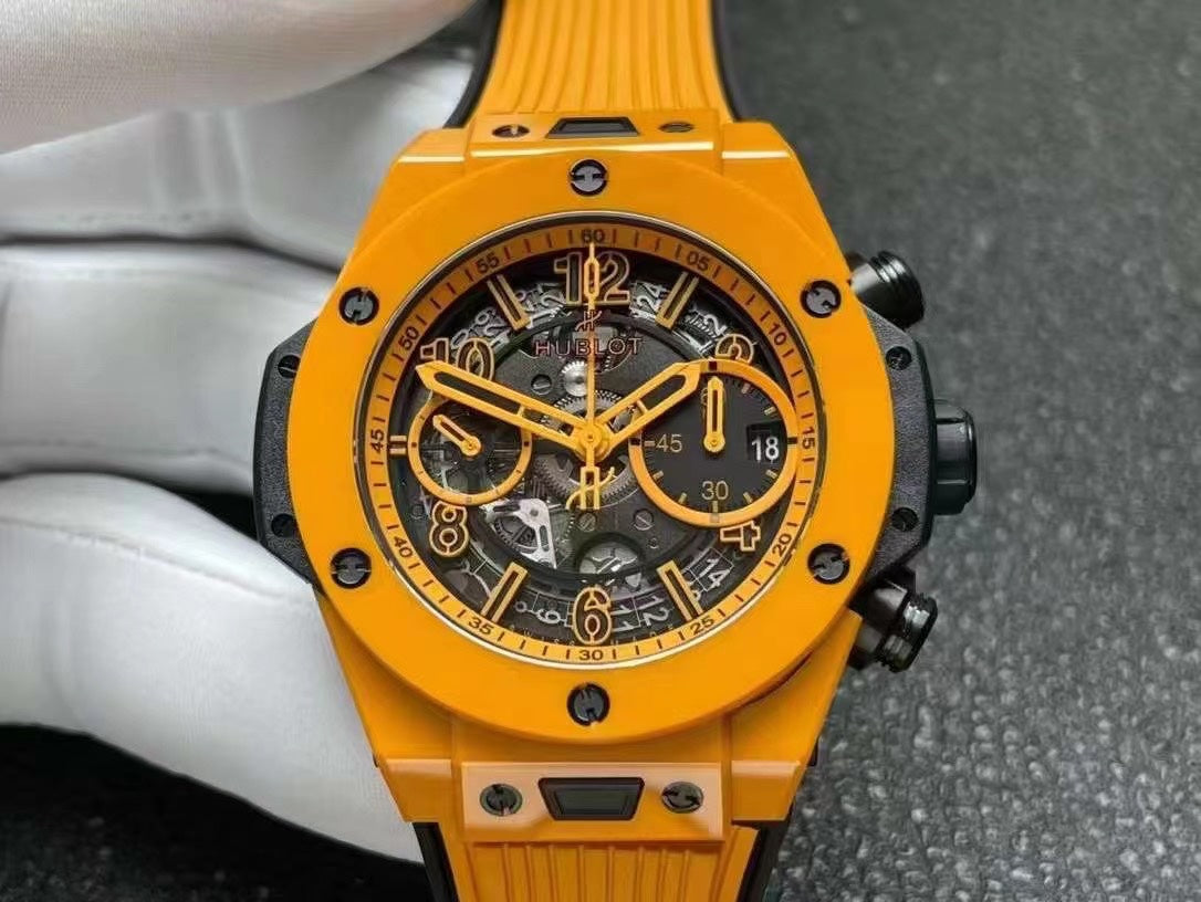 Replica Hublot Watch Big Bang Unico Orange Ceramic BBF Factory 42mm