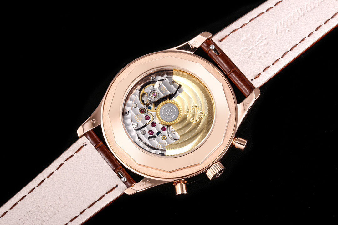 Patek Philippe Replica 1:1 Watch Complications 5961R Brown Leather Strap 40.5mm