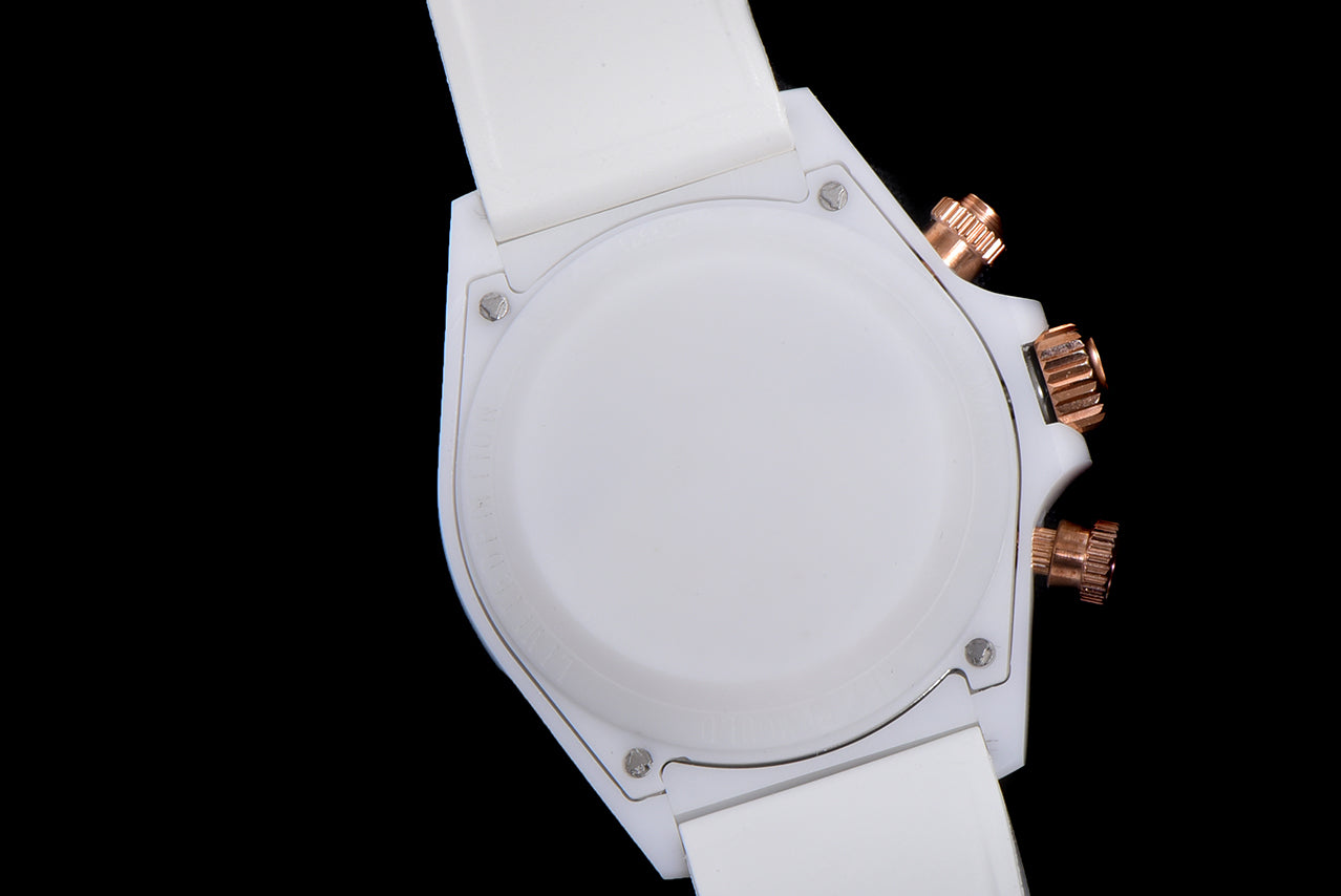 Rolex Daytona-AET x ROLEX x Picasso Crossover-Charles the Great-White(1:1 replica)