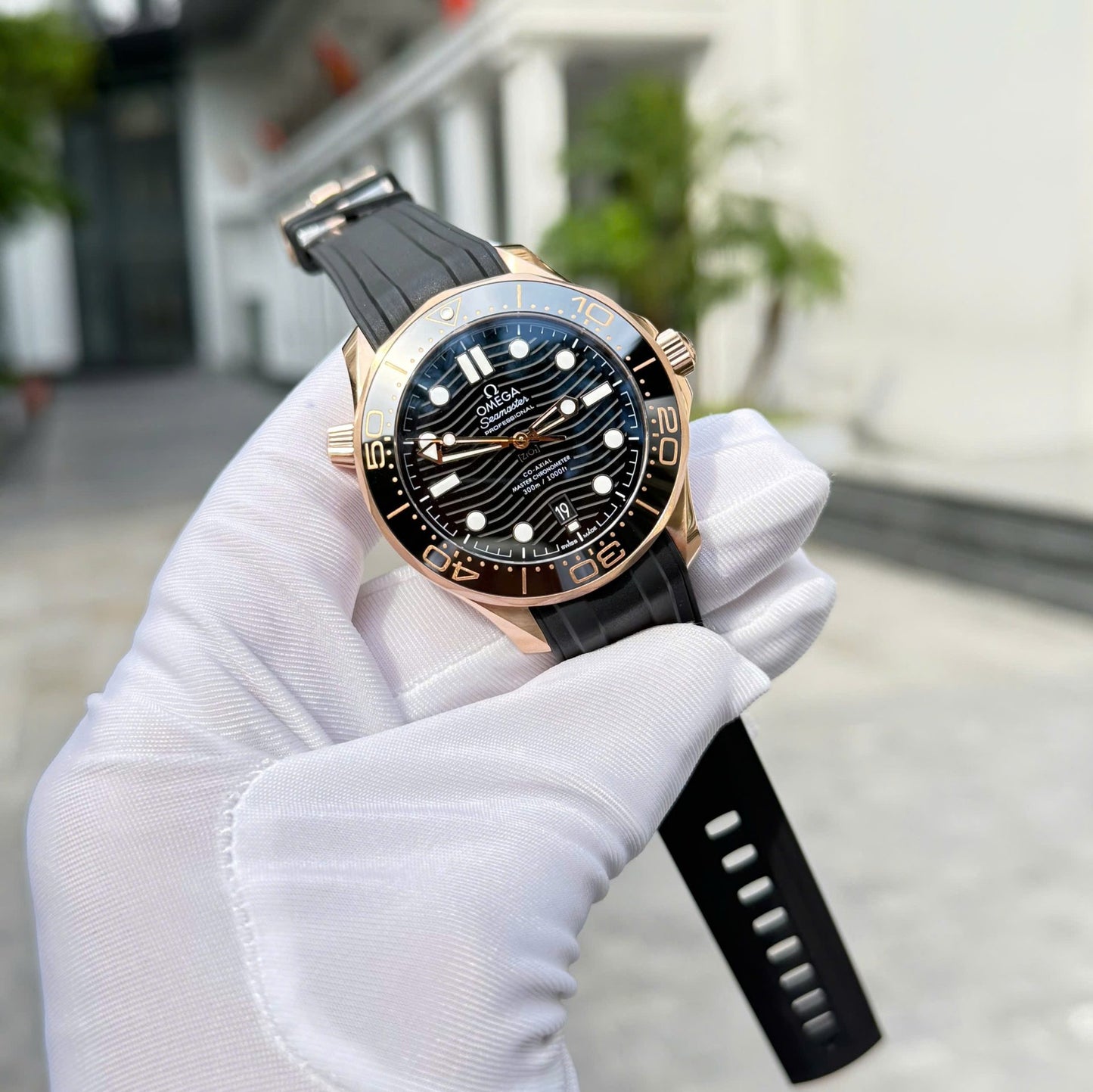 Omega High End Watch Replicas Seamaster Diver 300M Sedna? Black Rubber Strap VS Factory 42mm