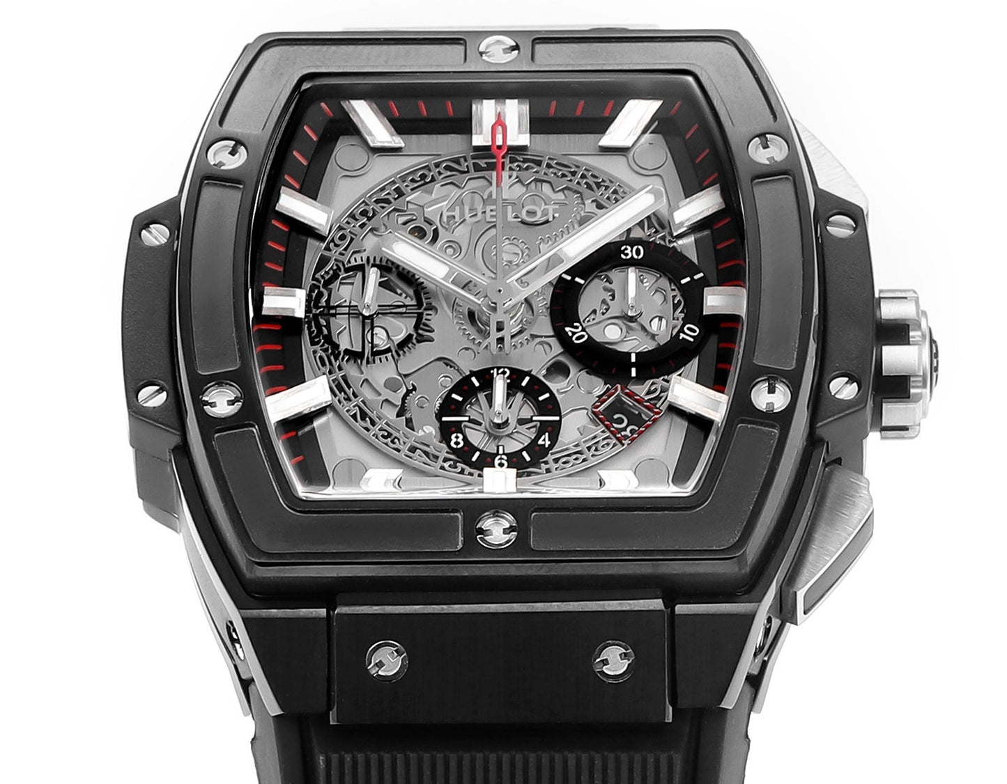 Hublot SPIRIT OF BIG BANG Chronograph, 45 mm Textured rubber strap(1:1 replica)