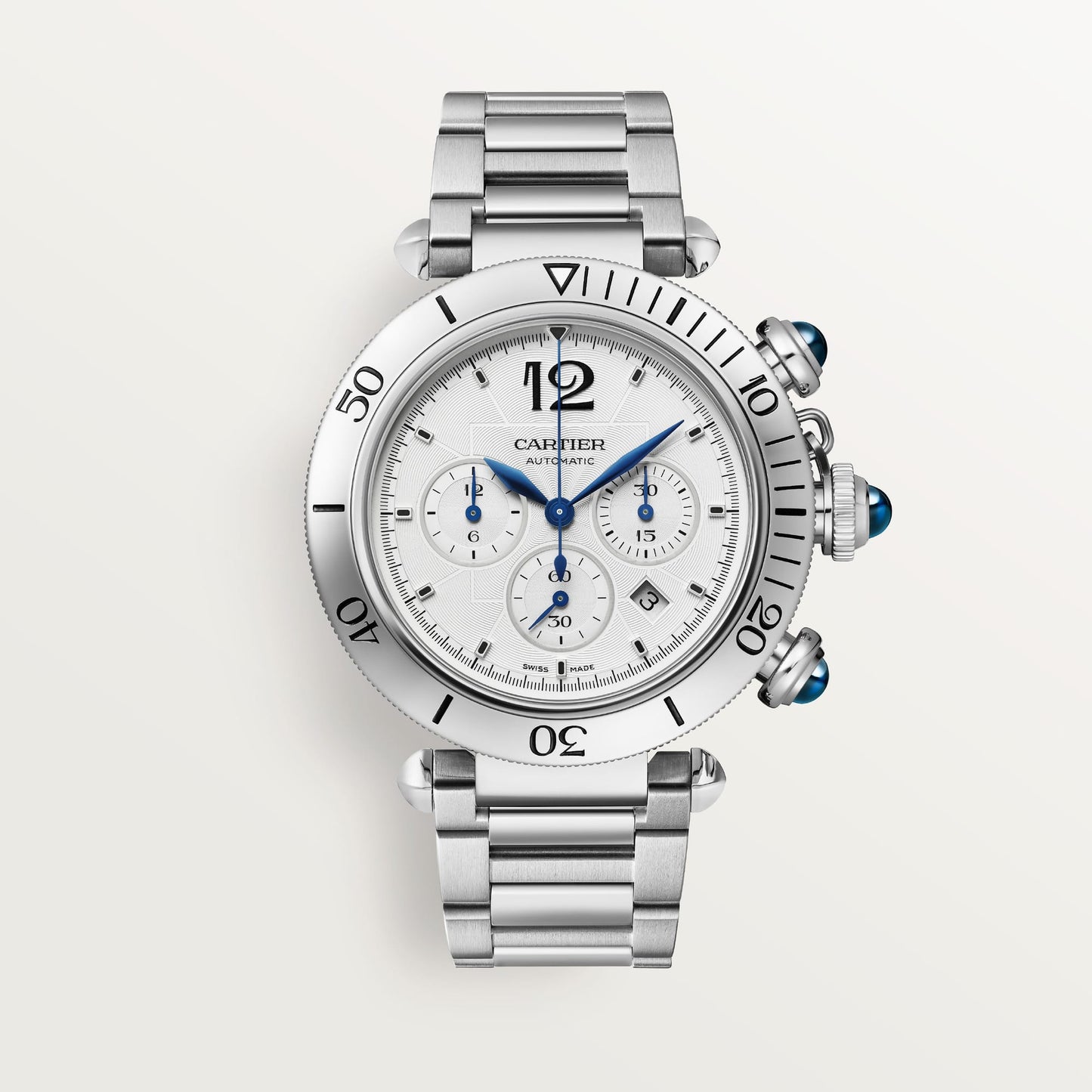 Pasha de fake cartier watch 41 mm chronograph mechanical movement with automatic winding caliber(1:1 replica)