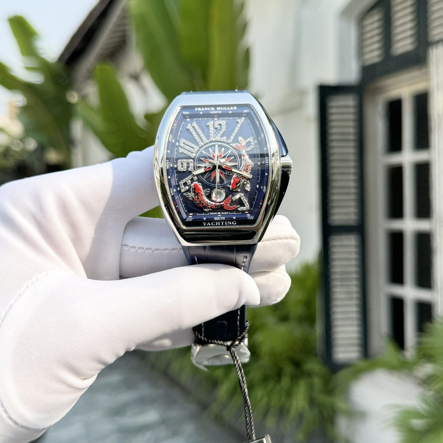 Franck Muller Replica 1:1 Watch Vanguard V45 Koi ABF Factory 45mm