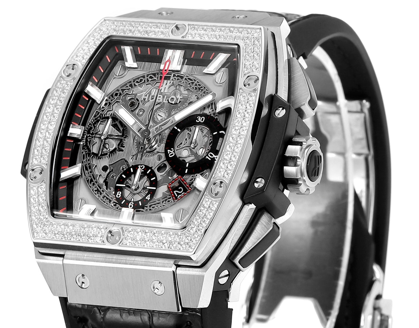 Hublot SPIRIT OF BIG BANG Chronograph, 45 mm Textured rubber strap(1:1 replica)