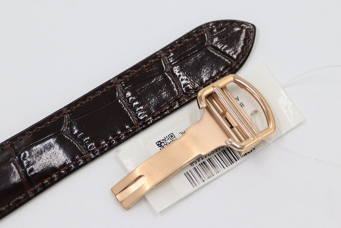 Cartier Blue Balloon Square Diamonds Full Sky Watch-Roman Numerals-Rose Gold-Leather-42mm(1:1 replica)