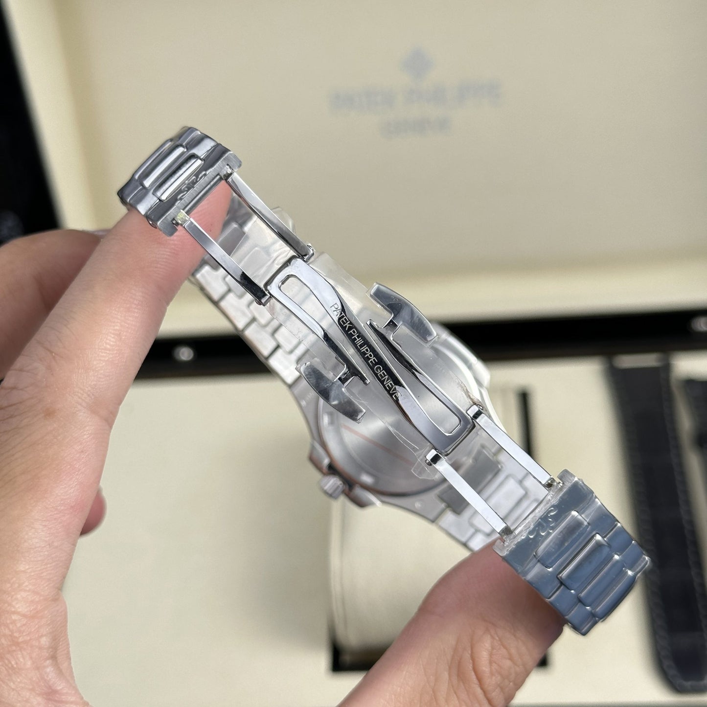Patek Philippe Replica Watches Nautilus 7010 Womens Black Dial 32mm